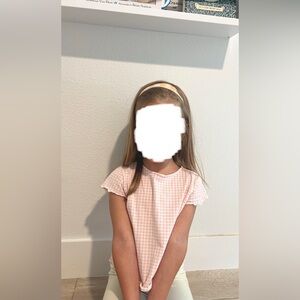 Zara Girls Gingham Tee